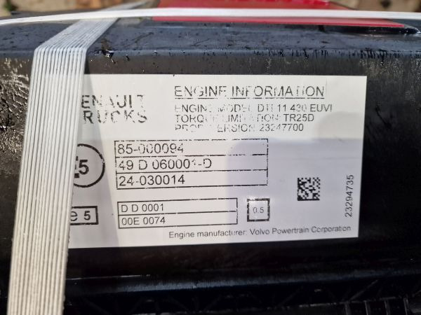 Renault DTI11 430 EUVI Engine (Truck) - Motor para Camião: foto 2 Renault DTI11 430 EUVI Engine (Truck) - Motor para Camião: foto 2