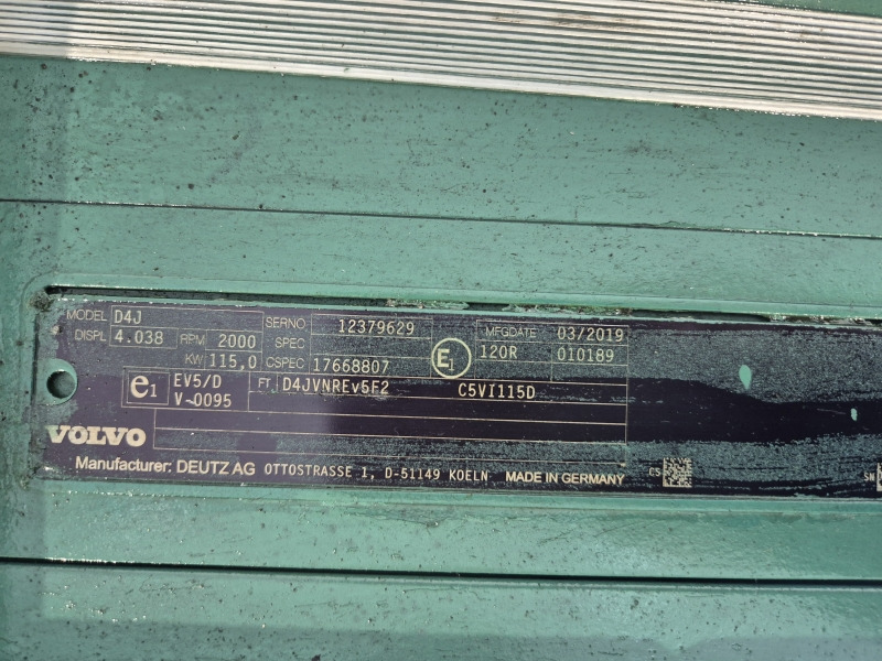 Motor para Máquina de construção Volvo D4J Engine T4F 2019 Genuine Recon (Plant): foto 11 Motor para Máquina de construção Volvo D4J Engine T4F 2019 Genuine Recon (Plant): foto 11