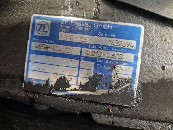 ZF Industrial  4WG-115 Gearbox - Caixa de velocidade: foto 2 ZF Industrial  4WG-115 Gearbox - Caixa de velocidade: foto 2