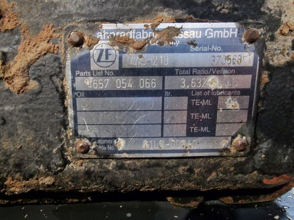 ZF Industrial/Hyundai 4WG-210 Gearbox - Caixa de velocidade: foto 2 ZF Industrial/Hyundai 4WG-210 Gearbox - Caixa de velocidade: foto 2