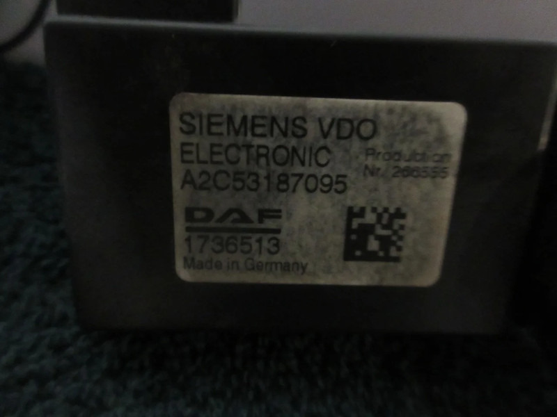 DAF 1736513 IMMOBILISER DAF CF 75 EURO 5 - Sistema elétrico para Camião: foto 2 DAF 1736513 IMMOBILISER DAF CF 75 EURO 5 - Sistema elétrico para Camião: foto 2