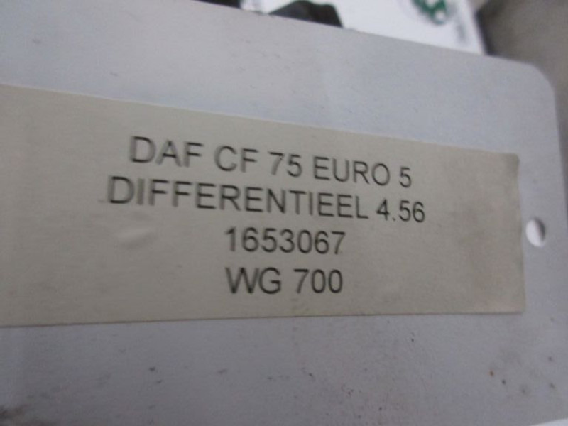 DAF CF75 1653067 DIFFERENTIEEL 1339 RATIO 4,56 EURO 5 - Diferencial para Camião: foto 5 DAF CF75 1653067 DIFFERENTIEEL 1339 RATIO 4,56 EURO 5 - Diferencial para Camião: foto 5