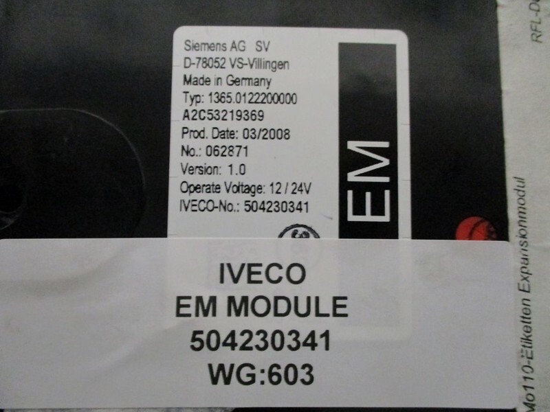 Iveco 504230341 EM MODULE - Sistema elétrico para Camião: foto 2 Iveco 504230341 EM MODULE - Sistema elétrico para Camião: foto 2