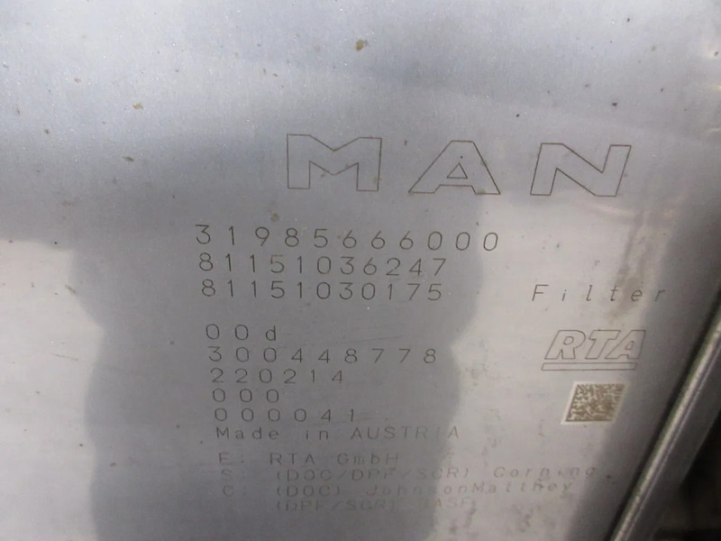 MAN 81.15103-6247 // 81.15103-0175 KATALYSATOR MAN 18.430 // 18.470 // 18.510 MODEL 2023 - Conversor catalítico para Camião: foto 5 MAN 81.15103-6247 // 81.15103-0175 KATALYSATOR MAN 18.430 // 18.470 // 18.510 MODEL 2023 - Conversor catalítico para Camião: foto 5