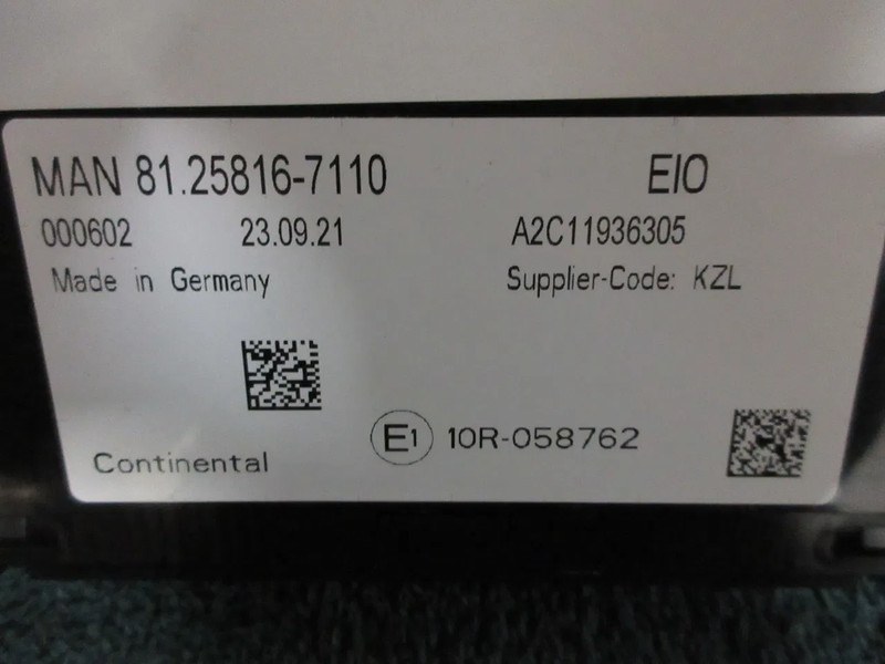 MAN 81.25816-7110 EIO MODULEN MAN TGM 18.250 EURO 6 MODEL 2024 - Sistema elétrico para Camião: foto 4 MAN 81.25816-7110 EIO MODULEN MAN TGM 18.250 EURO 6 MODEL 2024 - Sistema elétrico para Camião: foto 4