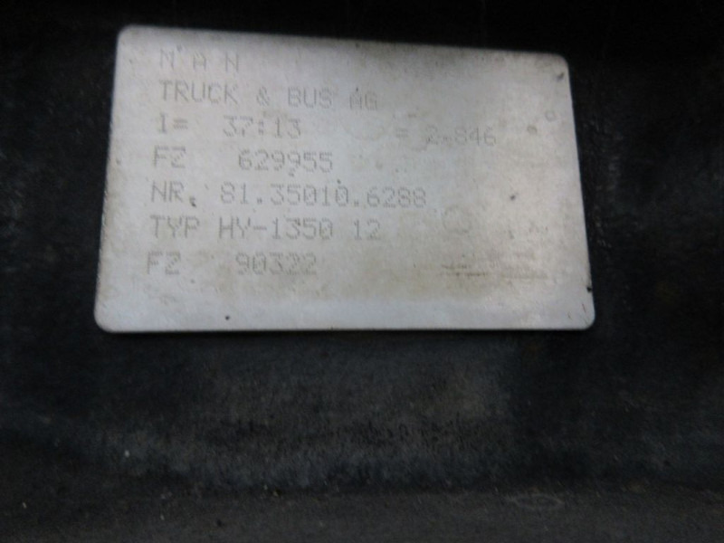 Diferencial para Camião MAN 81.35010-6288 / Z=37:13 RATIO 2,846 MAN TGX TGS EURO 6 DIFFERENTIEEL: foto 10