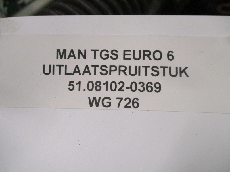 MAN TGS 51.08102-0369 UITLAATSPRUITSTUK EURO 6 - Colector de escape para Camião: foto 2 MAN TGS 51.08102-0369 UITLAATSPRUITSTUK EURO 6 - Colector de escape para Camião: foto 2