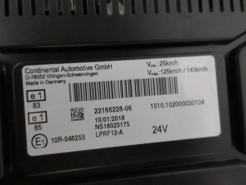 Renault 22166228 INSTRUMENTENPANEEL RENAULT T 520 EURO 6 - Painel de instrumentos para Camião: foto 4 Renault 22166228 INSTRUMENTENPANEEL RENAULT T 520 EURO 6 - Painel de instrumentos para Camião: foto 4