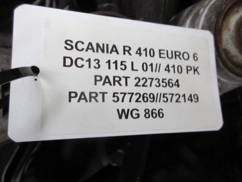 Scania 2273564//577269//572149// DC13 115 L 01 410 PK SCANIA EURO 6 - Motor para Camião: foto 5 Scania 2273564//577269//572149// DC13 115 L 01 410 PK SCANIA EURO 6 - Motor para Camião: foto 5
