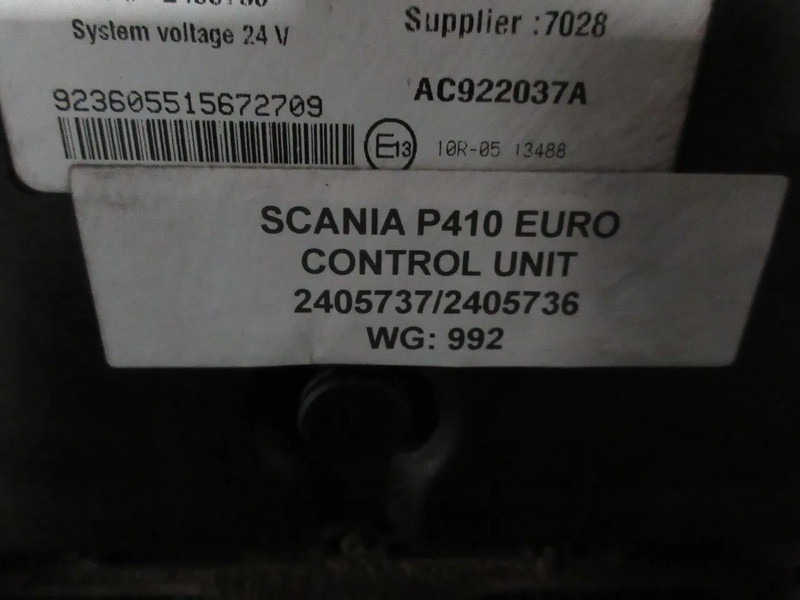 Scania 2405737//2405736//2907447 // ESTA1 MODULEN P 410 8X2 NGS - Sistema elétrico para Camião: foto 4 Scania 2405737//2405736//2907447 // ESTA1 MODULEN P 410 8X2 NGS - Sistema elétrico para Camião: foto 4
