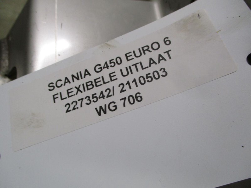 Scania G450 2273542 / 2110503 FLEXIBELE UITLAAT EURO 6 - Sistema de escape para Camião: foto 2 Scania G450 2273542 / 2110503 FLEXIBELE UITLAAT EURO 6 - Sistema de escape para Camião: foto 2