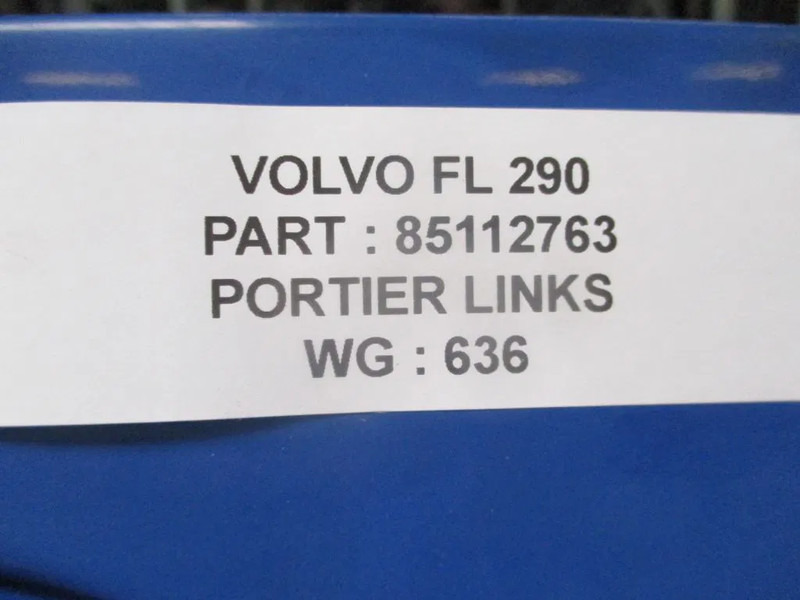 Volvo 85112763 VOLVO FL PORTIER LINKS EURO 6 - Porta e peças para Camião: foto 2 Volvo 85112763 VOLVO FL PORTIER LINKS EURO 6 - Porta e peças para Camião: foto 2
