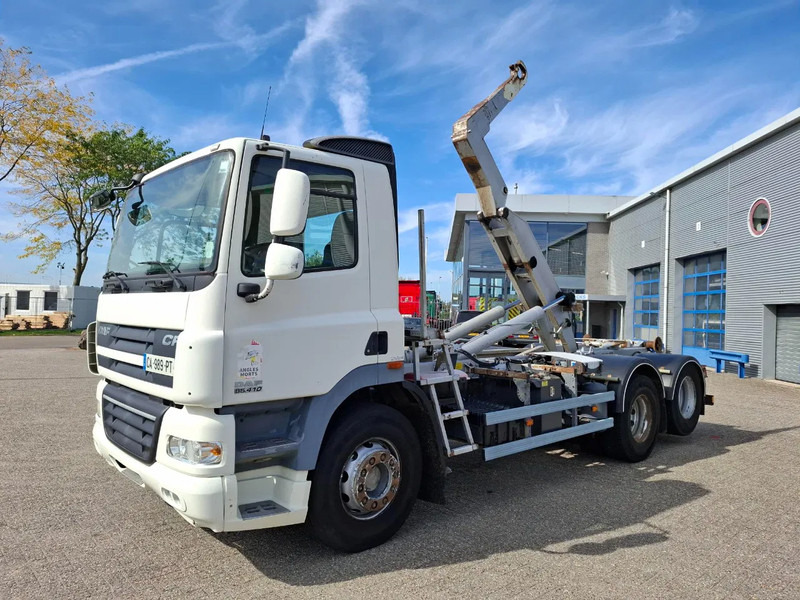 DAF CF85-410 / 6X2 / DEB / DALBY HOOK 15TON / AIRCO / ONLY:744381 KM / MANUAL / EURO-5 / 2012 - Camião polibenne: foto 1 DAF CF85-410 / 6X2 / DEB / DALBY HOOK 15TON / AIRCO / ONLY:744381 KM / MANUAL / EURO-5 / 2012 - Camião polibenne: foto 1