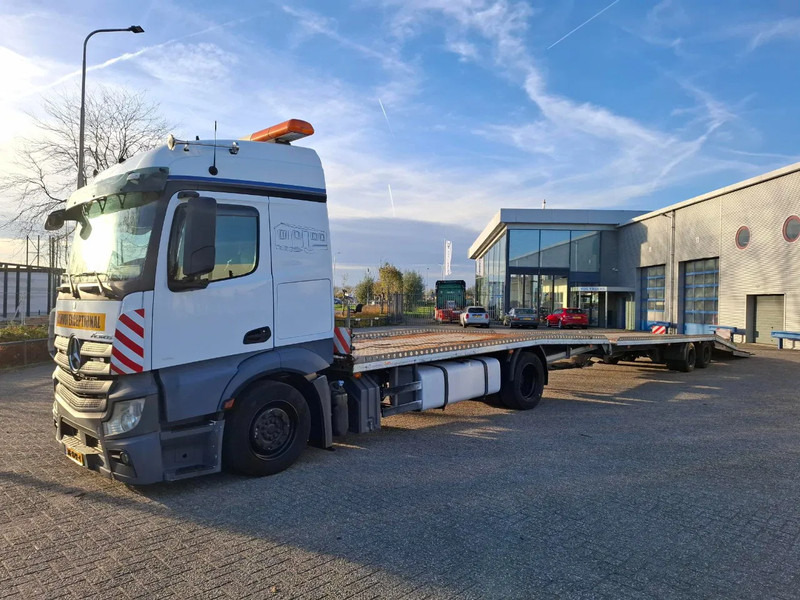 Mercedes-Benz Actros 1842 / NL TRUCK / CAR CARRIER COMBINATION / TUV: 11-12-2025 / 1XWINCH / FRANZ MERSCH / GALVANIZED / SMART TACHO / AUTOMAT - Camião transporte de veículos: foto 1 Mercedes-Benz Actros 1842 / NL TRUCK / CAR CARRIER COMBINATION / TUV: 11-12-2025 / 1XWINCH / FRANZ MERSCH / GALVANIZED / SMART TACHO / AUTOMAT - Camião transporte de veículos: foto 1