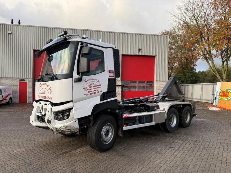 Renault C480 / ENGINE RUNNING / 6X4 / HIAB 21TON HOOKLIFT / ONLY:146334 KM / AUTOMATIC / EURO-6 / 2020 - Camião polibenne: foto 2 Renault C480 / ENGINE RUNNING / 6X4 / HIAB 21TON HOOKLIFT / ONLY:146334 KM / AUTOMATIC / EURO-6 / 2020 - Camião polibenne: foto 2