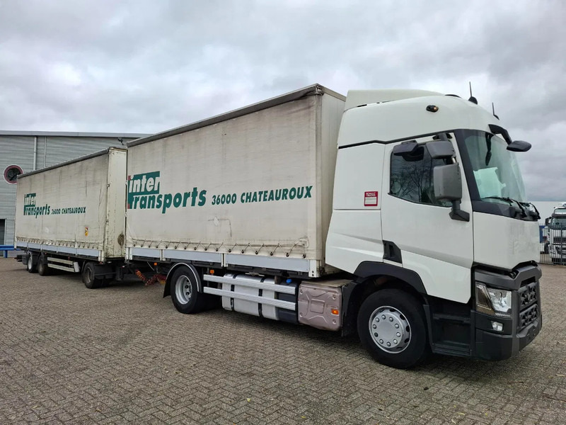 Renault T480 COMFORT / DOUBLE TANK / TIR LINE / TUV:30-03-2026 / THROUGH LOADING SYSTEM / LWDS / AUTOMATIC / EURO-6 / 2017 - Camião de lona: foto 2 Renault T480 COMFORT / DOUBLE TANK / TIR LINE / TUV:30-03-2026 / THROUGH LOADING SYSTEM / LWDS / AUTOMATIC / EURO-6 / 2017 - Camião de lona: foto 2