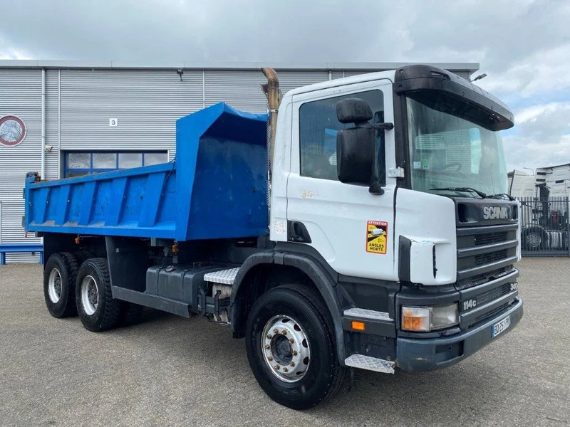 Scania 114-340 / 6X4 / 2 SIDE TIPPER / BIG AXLE / FULL-STEEL / DRUM BRAKES / MANUAL / 1999 - Camião basculante: foto 4 Scania 114-340 / 6X4 / 2 SIDE TIPPER / BIG AXLE / FULL-STEEL / DRUM BRAKES / MANUAL / 1999 - Camião basculante: foto 4