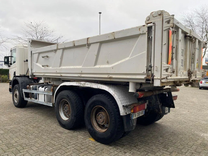 Camião basculante Scania 124-400 / 6X4 / RETARDER / BIG AXLE / FULL STEEL / 2SIDE TIPPER / OLD TACHO / AIRCO / MANUAL / EURO-2 / 2000: foto 8