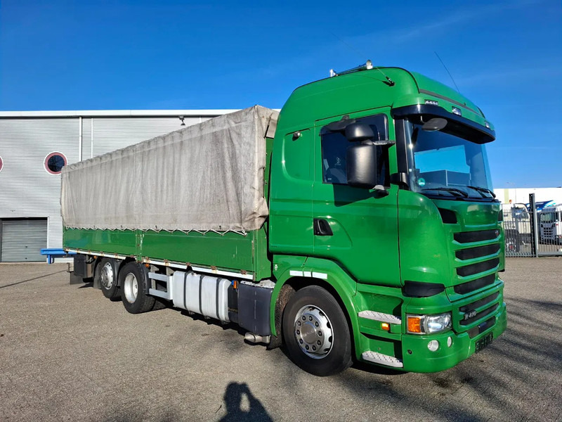 Scania R410 / GERMAN TRUCK / RETARDER / LIFT+LENKACHSE / SLIDING ROOF / SMART TACHO / PARK AIRCO / NAVI / LWDS / AUTOMATIC / EURO-6 / 2 - Camião de lona: foto 2 Scania R410 / GERMAN TRUCK / RETARDER / LIFT+LENKACHSE / SLIDING ROOF / SMART TACHO / PARK AIRCO / NAVI / LWDS / AUTOMATIC / EURO-6 / 2 - Camião de lona: foto 2