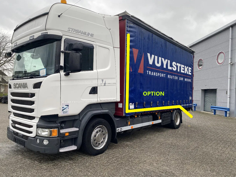 Scania R450 / RETARDER / FULL-AIR / LWDS / DOUBLE TANK / SLIDING ROOF / ONLY:763634 KM / AUTOMATIC / EURO-6 / 2016 - Camião furgão: foto 2 Scania R450 / RETARDER / FULL-AIR / LWDS / DOUBLE TANK / SLIDING ROOF / ONLY:763634 KM / AUTOMATIC / EURO-6 / 2016 - Camião furgão: foto 2