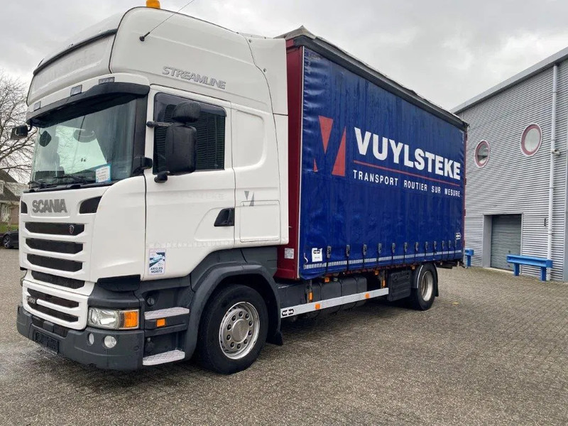 Scania R450 / RETARDER / FULL-AIR / LWDS / DOUBLE TANK / SLIDING ROOF / ONLY:763634 KM / AUTOMATIC / EURO-6 / 2016 - Camião furgão: foto 1 Scania R450 / RETARDER / FULL-AIR / LWDS / DOUBLE TANK / SLIDING ROOF / ONLY:763634 KM / AUTOMATIC / EURO-6 / 2016 - Camião furgão: foto 1