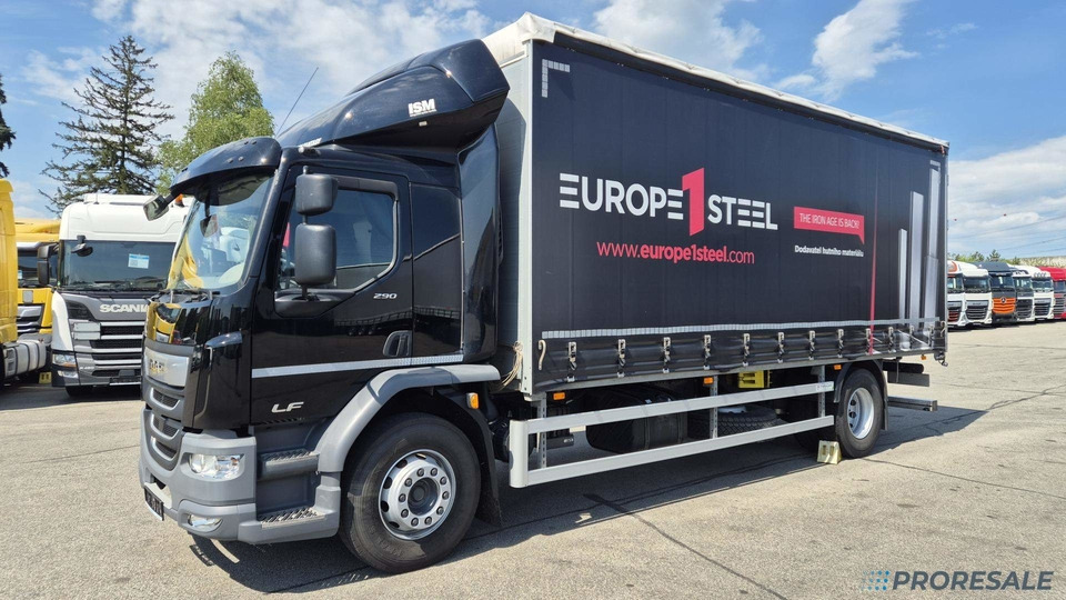 DAF LF 290 FA Sleeper Cab EURO 6 - valník s plachtou - Camião de lona: foto 2 DAF LF 290 FA Sleeper Cab EURO 6 - valník s plachtou - Camião de lona: foto 2