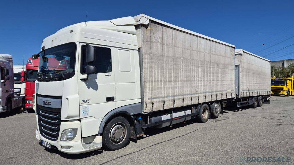 DAF XF 410 FAR SC EURO 6 - velkoobjemová souprava - prodejné jen s přívěsem SCHWARZMÜLLER TPA 2/E - cena je za celou soupravu - Camião de lona: foto 2 DAF XF 410 FAR SC EURO 6 - velkoobjemová souprava - prodejné jen s přívěsem SCHWARZMÜLLER TPA 2/E - cena je za celou soupravu - Camião de lona: foto 2