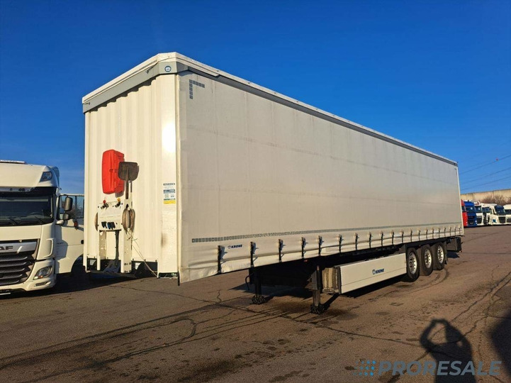 KRONE SD PROFI LINER + paletový koš 32 palet + 2 x zvedací náprava - Semi-reboque de lona: foto 2 KRONE SD PROFI LINER + paletový koš 32 palet + 2 x zvedací náprava - Semi-reboque de lona: foto 2