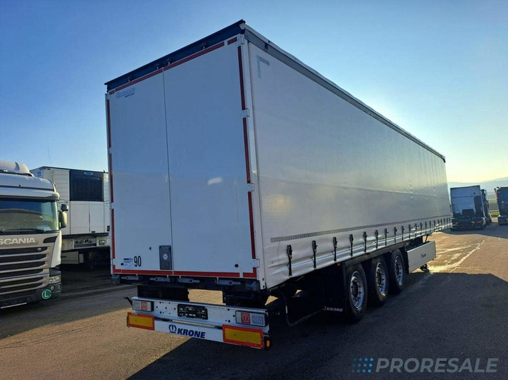 KRONE SD PROFI LINER + paletový koš 32 palet + 2 x zvedací náprava - Semi-reboque de lona: foto 3 KRONE SD PROFI LINER + paletový koš 32 palet + 2 x zvedací náprava - Semi-reboque de lona: foto 3