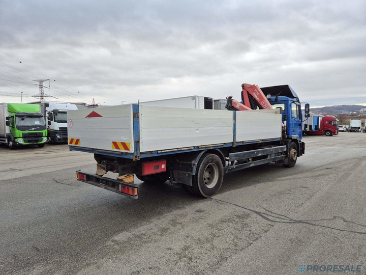 MAN ME 18.280 EURO 3 valník + hydraulická ruka FASSI F110A.23 - Camião de caixa aberta/ Plataforma, Camião grua: foto 4 MAN ME 18.280 EURO 3 valník + hydraulická ruka FASSI F110A.23 - Camião de caixa aberta/ Plataforma, Camião grua: foto 4