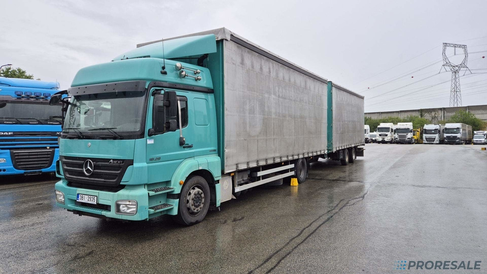 MERCEDES-BENZ AXOR 1829 L EURO 5 velkoobjemová souprava - prodejné jen s přívěsem RUFA ZTC 13-21 P0470Z - cena je za celou soupravu - Camião de lona: foto 2 MERCEDES-BENZ AXOR 1829 L EURO 5 velkoobjemová souprava - prodejné jen s přívěsem RUFA ZTC 13-21 P0470Z - cena je za celou soupravu - Camião de lona: foto 2