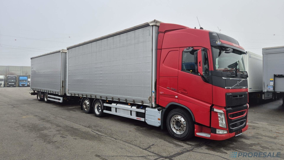 VOLVO FH 500 GLOBE XL EURO 6 - velkoobjemová souprava - prodejné jen s přívěsem WECON P0481W - cena je za celou soupravu - Camião de lona: foto 1 VOLVO FH 500 GLOBE XL EURO 6 - velkoobjemová souprava - prodejné jen s přívěsem WECON P0481W - cena je za celou soupravu - Camião de lona: foto 1