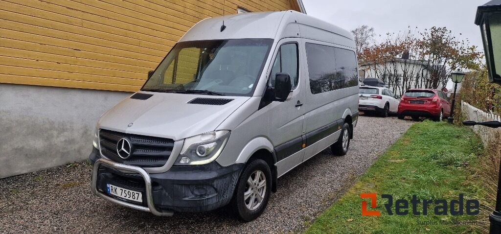 2014 Buss 10 seter MERCEDES-BENZ SPRINTER 316 EU-Godkjent - Minibus, Furgão de passageiros: foto 1 2014 Buss 10 seter MERCEDES-BENZ SPRINTER 316 EU-Godkjent - Minibus, Furgão de passageiros: foto 1