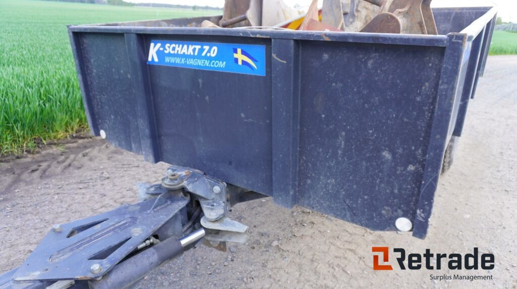 Schaktvagn K-Vagnen 7,0 styrbart drag - Reboque basculante: foto 5 Schaktvagn K-Vagnen 7,0 styrbart drag - Reboque basculante: foto 5