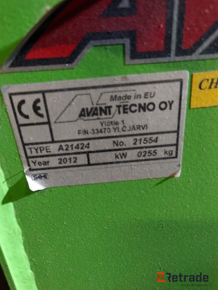 Snöplogutrustning Avant A21424 Snöslunga - Equipamento de construção: foto 5 Snöplogutrustning Avant A21424 Snöslunga - Equipamento de construção: foto 5