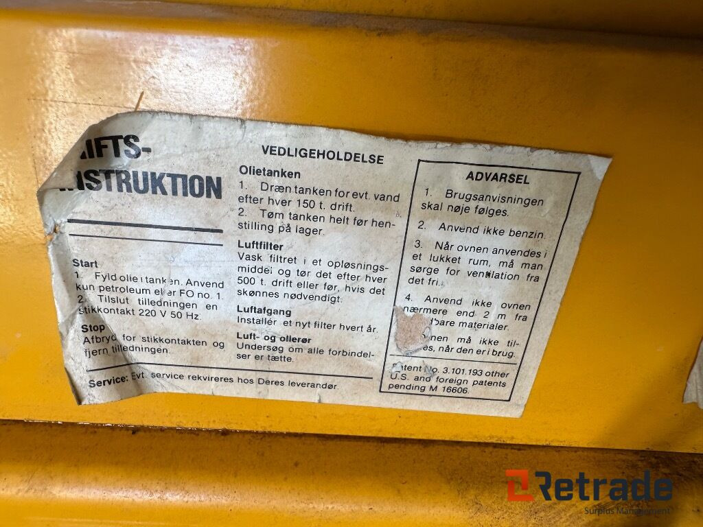 Varme kanon - Aquecedor industrial: foto 5 Varme kanon - Aquecedor industrial: foto 5