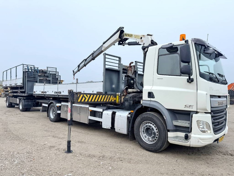Camião grua DAF CF400 + 17m Palfinger Crane / kran + Trailer: foto 6