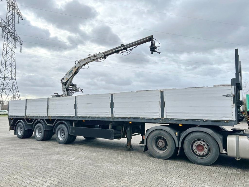 Pacton T3-003 Brick Trailer - Kennis 16000-R Crane - Semi-reboque plataforma/ Caixa aberta: foto 5 Pacton T3-003 Brick Trailer - Kennis 16000-R Crane - Semi-reboque plataforma/ Caixa aberta: foto 5