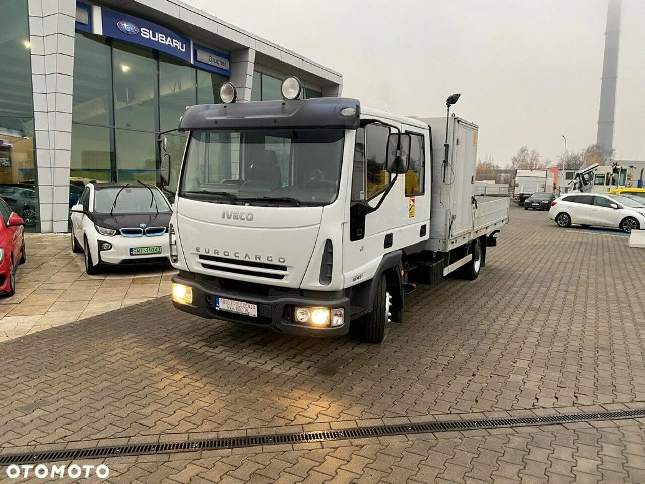 Iveco Eurocargo ML80E17 / HDS HMF / 1 Owner / Doka - Camião de caixa aberta/ Plataforma, Camião grua: foto 5 Iveco Eurocargo ML80E17 / HDS HMF / 1 Owner / Doka - Camião de caixa aberta/ Plataforma, Camião grua: foto 5