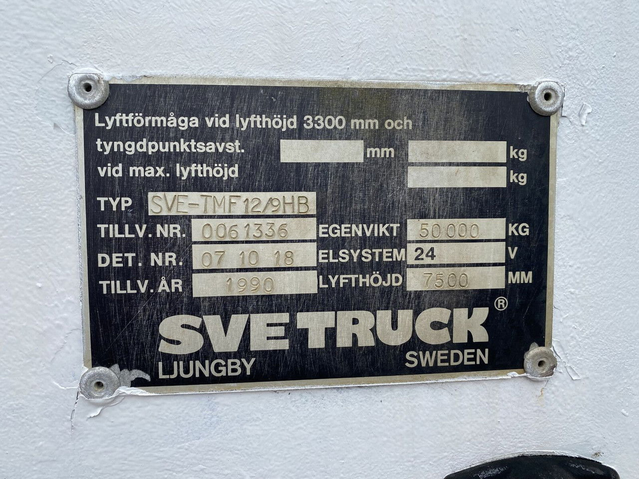 Empilhador Svetruck TMF 12/9 HB / 1 Owner / Reach Stacker / Elme Sprea DER: foto 20