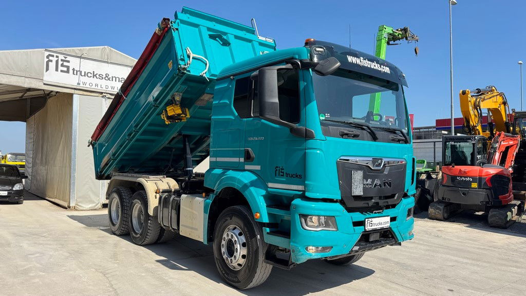 Camião basculante MAN TGS 26.470 6X4 bordmatic meiller tipper: foto 11