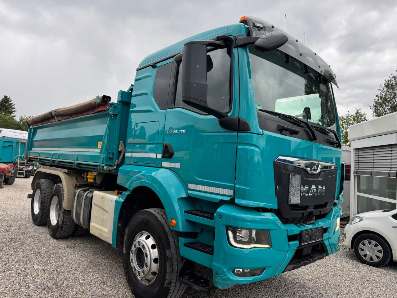 Camião basculante MAN TGS 26.470 6X4 bordmatic meiller tipper: foto 1