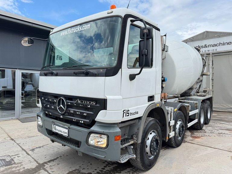 Mercedes-Benz Actros 3241 8x4 mixer 9m3 - Camião betoneira: foto 1 Mercedes-Benz Actros 3241 8x4 mixer 9m3 - Camião betoneira: foto 1