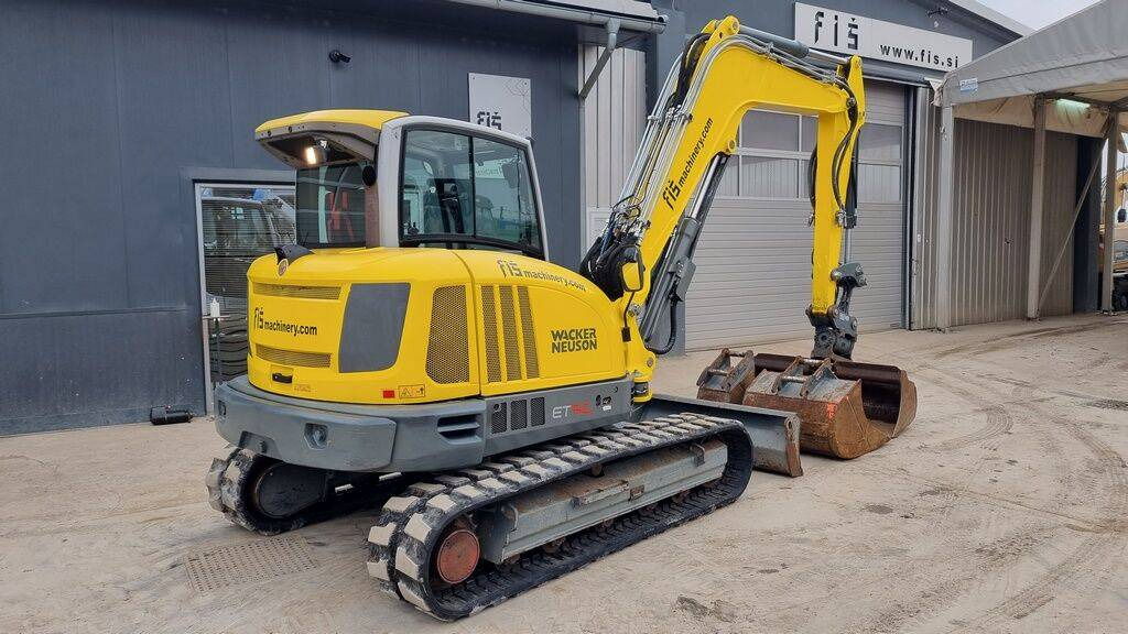 WACKER NEUSON ET90 - Powertilt - 3X Buckets - 2018 Year - Camera - Mini escavadeira: foto 5 WACKER NEUSON ET90 - Powertilt - 3X Buckets - 2018 Year - Camera - Mini escavadeira: foto 5