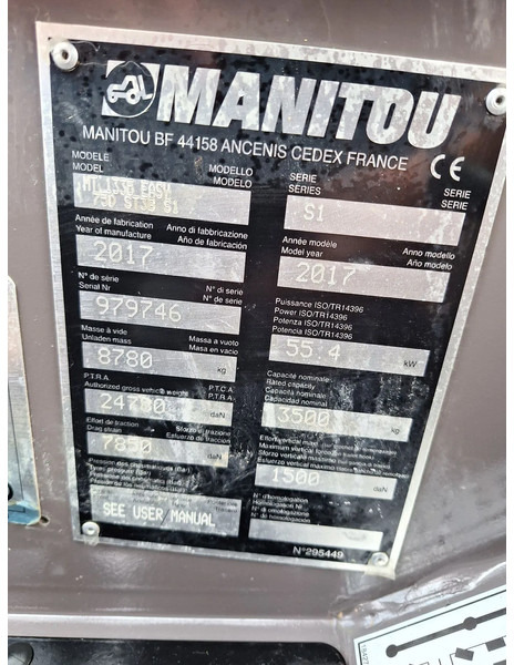 Empilhador telescópico Manitou MT 1335 EASY: foto 20