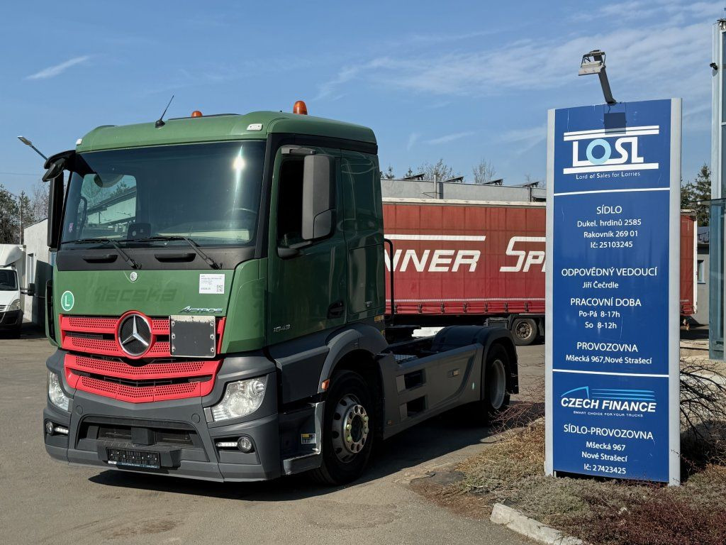 Mercedes-Benz 1843 Actros ADR FL, EX/II, EX/III, AT - Tractor: foto 1 Mercedes-Benz 1843 Actros ADR FL, EX/II, EX/III, AT - Tractor: foto 1