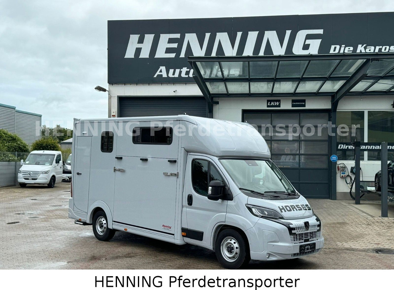 Peugeot Boxer 3 - Sitzer *GROSSE SATTELKAMMER* - Camião transporte de gado: foto 1 Peugeot Boxer 3 - Sitzer *GROSSE SATTELKAMMER* - Camião transporte de gado: foto 1