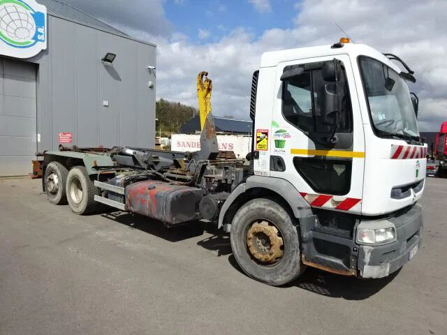 Renault Premium 370 dci - 6x2 - container system - crane/grue - Camião com sistema de cabo: foto 1 Renault Premium 370 dci - 6x2 - container system - crane/grue - Camião com sistema de cabo: foto 1