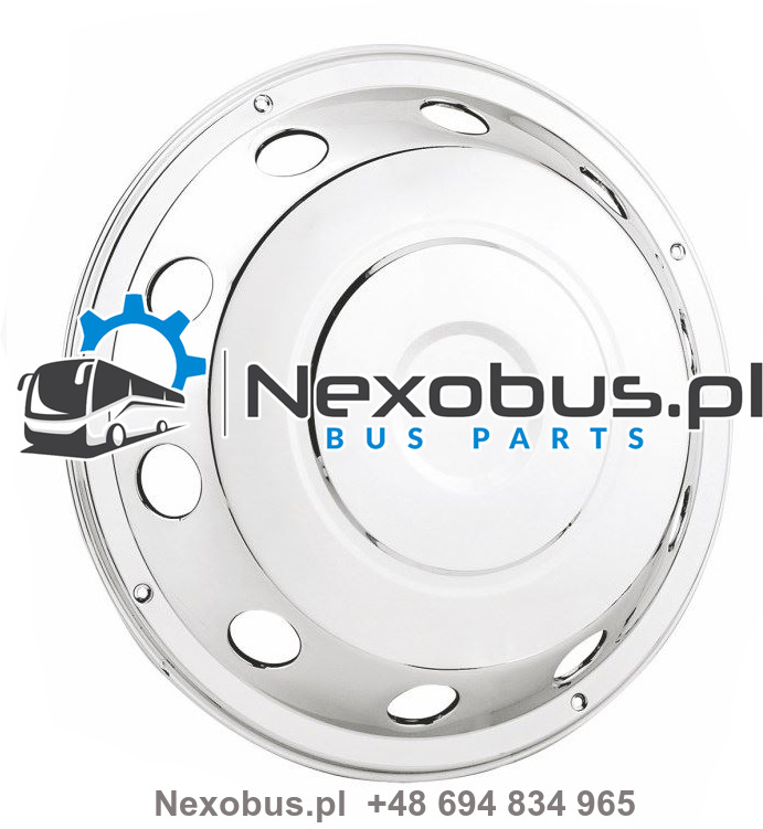 Kołpak 19.5" nierdzewny przód Solbus C 9.5 C10.5 Mercedes Tourino - Jantes e pneus para Ônibus: foto 1 Kołpak 19.5" nierdzewny przód Solbus C 9.5 C10.5 Mercedes Tourino - Jantes e pneus para Ônibus: foto 1