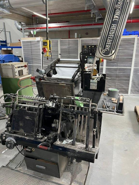 A3 die-cutting and hot foil stamping machine Original Heidelberg GTP with ART hot foil unit - Máquina de impressão: foto 1 A3 die-cutting and hot foil stamping machine Original Heidelberg GTP with ART hot foil unit - Máquina de impressão: foto 1